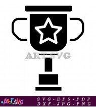 Black Gold Trophy Award Winner SVG 1