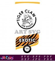 Exotic Tiger Claw Hard Seltzer SVG