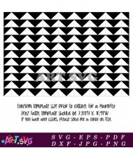 Printable Black And White Triangle Pattern For Cricut SVG