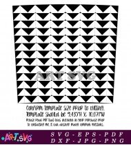 Printable Black And White Triangles For Cricut SVG 1