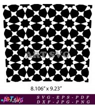 Abstract Modern Black White Seamless Geometric Pattern SVG