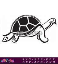 Simple Turtle Illustration Clip Art Graphic SVG 2