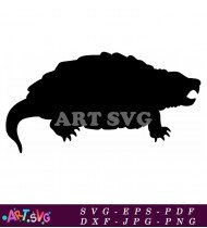 Turtle Silhouette Vector Image Free Download SVG