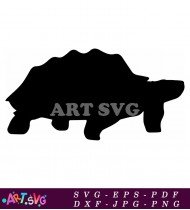 Turtle Silhouette Image For Printing And Cutting SVG