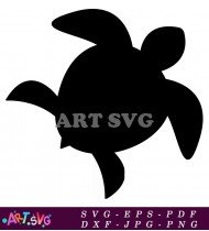 Turtle Clipart Animal Silhouette Free Download SVG 1