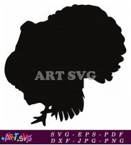 Silhouette Turkey Bird Animal Illustration SVG