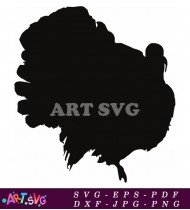 Simple Black And White Bird Illustration SVG