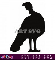 Silhouette Turtle Vector Image SVG