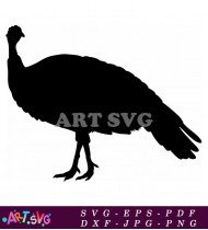 Black And White Bird Silhouette Design SVG