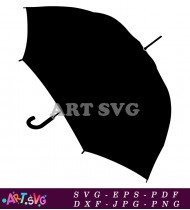 Keep Dry Packaging Symbol Black Umbrella SVG