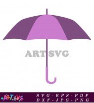 Purple Umbrella Symbol Keep Away From Moisture SVG