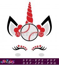 Baseball Unicorn Svg Printable Cut File SVG 1