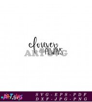 Forever and Always Couple Love Design SVG 1