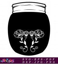 Decorative Vase Design Illustration Vector SVG