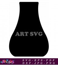 Unique Modern Ceramic Vase With Smooth Lines SVG