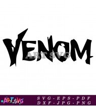 Classic Venom Lettering SVG 1