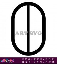 Modern Round Window Frame Design Element SVG