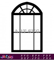 Beautiful Large Arch Top Window Designs SVG