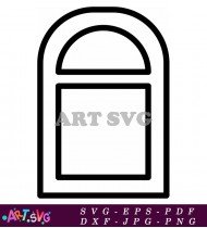 Arched Top Entrance Doors For Home Design SVG