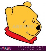 Cute Winnie The Pooh Cartoon Character SVG