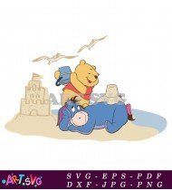 Winnie The Pooh Bear Character Illustration SVG 2