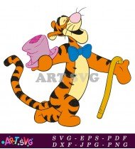 Cartoon Winnie The Pooh Tiger Character Image SVG