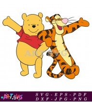 Winnie The Pooh Tiger Character Image Art SVG