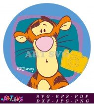 Cute Disney Eeyore Cartoon Character Clipart SVG 2