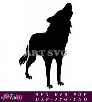 Wolf Head Vector Image On White Background SVG