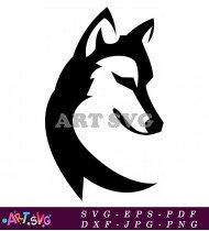 Silhouette Wolf Running Icon Download Vector SVG