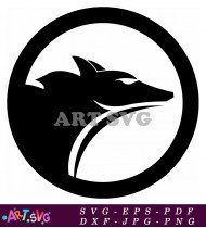 Wolf Animal Vector Silhouette Design SVG 1