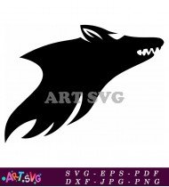 Wolf Head Vector Illustration Design SVG 1