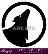 Wolf Head Vector Illustration Design SVG 2