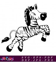 Black And White Zebra Clipart Images SVG